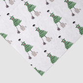 Mousseline Robe Mode Topiary Ginger jar Papier d'enveloppemen (Détail)