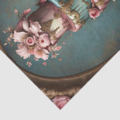 Mousseline Rococo Cake 4 Tier Papier Découpage Parisien (Détail)