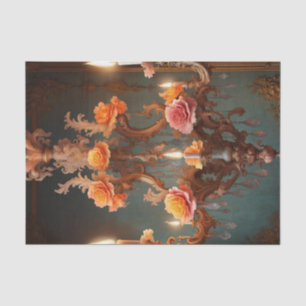 Mousseline Rococo Chandelier français 4 Papier de découpage