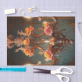 Mousseline Rococo Chandelier français 4 Papier de découpage (Artisanat)