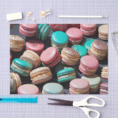Mousseline Rococo French Macarons Découpage Papier 1 (Artisanat)