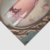 Mousseline Rococo Rococo Champagne Verre Découpage Papier (Détail)