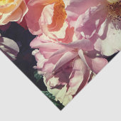 Mousseline Rose d'été, papier de fond (Détail)
