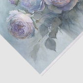 Mousseline Roses de chou dans le papier de découpage Vase (Détail)