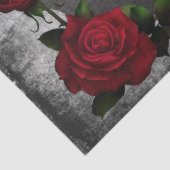 Mousseline Roses sur papier de papier de fond gris-gris (Détail)