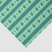 Mousseline Rosette Succulents Papier Tissu (Détail)