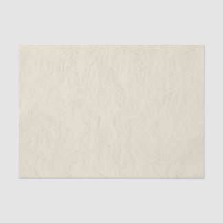 Mousseline Rustique de papier chiffonné par Noël en crème
