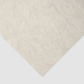 Mousseline Rustique de papier chiffonné par Noël en crème (Détail)