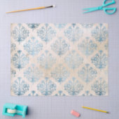 Mousseline Série de papier bleu éphémère Design 2 (Artisanat)