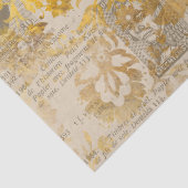 Mousseline Série de papier doré Ephemera Design 1 (Détail)