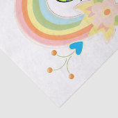 Mousseline Serpent en papier de tissus arc-en-ciel (Détail)