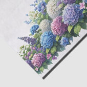 Mousseline serviettes, découpage, papier absorbant à fleurs (Détail)