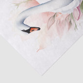 Mousseline Shabby Chic Swan 2 Découpage papier (Détail)