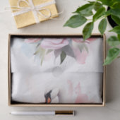 Mousseline Shabby Chic Swan 4 Découpage papier (Cadeau)