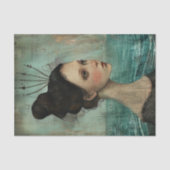 MOUSSELINE SIREN OF THE SEA DECOUPAGE TISSUE PAPIER (Recto)