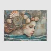 MOUSSELINE SIREN OF THE SEA DECOUPAGE TISSUE PAPIER (Recto)