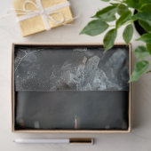 Mousseline Skeleton gothique Skull Decoupage papier de tissus (Cadeau)