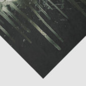 Mousseline Skulls Rustic 16 Découpage Tissu Papier (Détail)