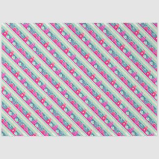 Mousseline Snowflakes & Présents Papier Tissu