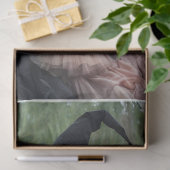 Mousseline Sorcière à saule vers la gauche face papier de tis (Cadeau)