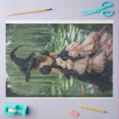 Mousseline Sorcière à saule vers la gauche face papier de tis (Artisanat)