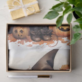 Mousseline Sorcière fille 8 Halloween papier découpage (Cadeau)