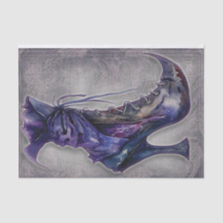 Mousseline Sorcières gothiques Boot Decoupage Papier