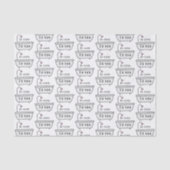 Mousseline Soyez Bon Avec Vous Papier Tissus (Recto)