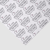 Mousseline Soyez Bon Avec Vous Papier Tissus (Détail)