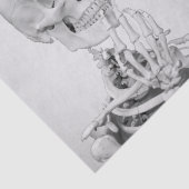 Mousseline Squelette à main Halloween Tissu Papier (Détail)