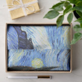 Mousseline Starry Night Van Gogh Impressionnisme Papier papie (Cadeau)