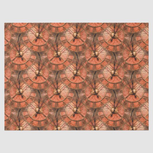 Mousseline Steampunk 21 Tissu Papier (Recto)