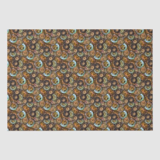 Mousseline Steampunk 26 Tissu Papier (Recto)