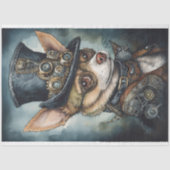 Mousseline Steampunk Chihuahua 1 papier découpage (Recto)