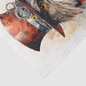 Mousseline Steampunk Falcon 1 papier découpage (Détail)