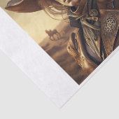 Mousseline Steampunk femme Decoupage Papier (Détail)