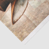 Mousseline Steampunk Fox 4 Portrait Decoupage Papier (Détail)