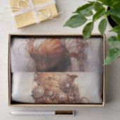 Mousseline Steampunk Woman 5 papier découpage (Cadeau)