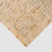 Mousseline Style d'antiquité du papier de découpage de script (Détail)