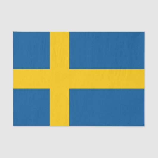 Mousseline Suède & Suède Drapeau papier / décoration mode (Recto)