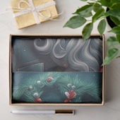 Mousseline Tattoo Biker Père Noël Papier Découpage de Noël (Cadeau)