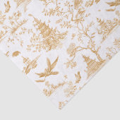 Mousseline Temples d'or Chinoiserie Tiuuse Papier (Détail)