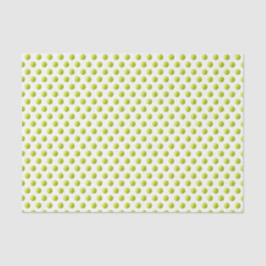 Mousseline Tennis Ball Tissu Papier (Recto)