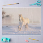 Mousseline terrain d'hiver papier (Artisanat)