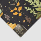 Mousseline Terrariums Boho avec papier de fond de découpage P (Détail)