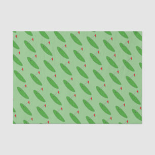 Mousseline Thème de golf vert Anniversaire cadeau papier tiss
