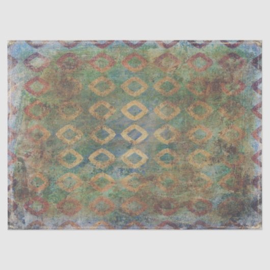 Mousseline Tissu d'art Abstrait ou papier de découpage (Recto)