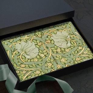 Mousseline Tissu papier à motif vintage William Morris Pimper