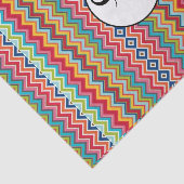 Mousseline Tissu papier Chevron (Détail)