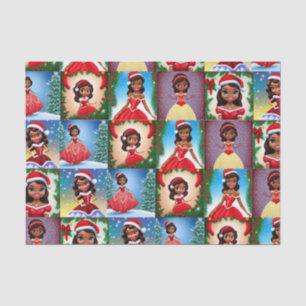 Mousseline Tissu Papier Christas Princess